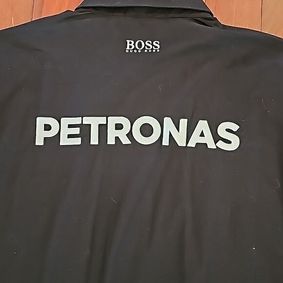 Mens Longsleeve Dress Shirt Team Petronas AMG Race Car F1 Formula One Mercedes - Picture 7 of 9